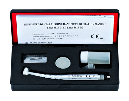 BEING High Speed Push Button Torque Head Triple Spray Handpiece Lotus 302P